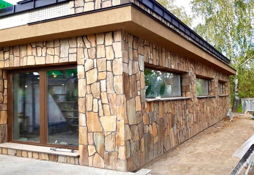 Плитняк кора дерева для фасада купить в Краснодаре