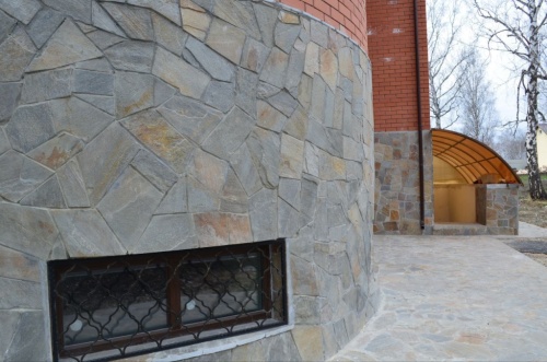 Плитняк златолит Уральский  для фасада купить в Краснодаре